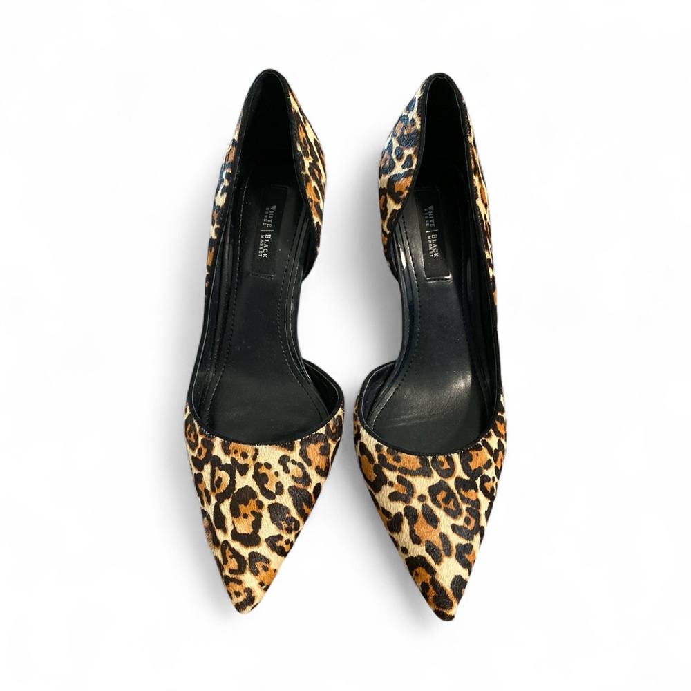 White House Black Market Leopard Print Heels